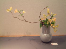 【萩作陶二十五年・樋口大桂展】横浜高島屋７階美術画廊にて・会場内の様子と展示作品No15