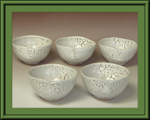 第30回伝統的工芸品公募展入選作品・鬼白綴目組鉢
