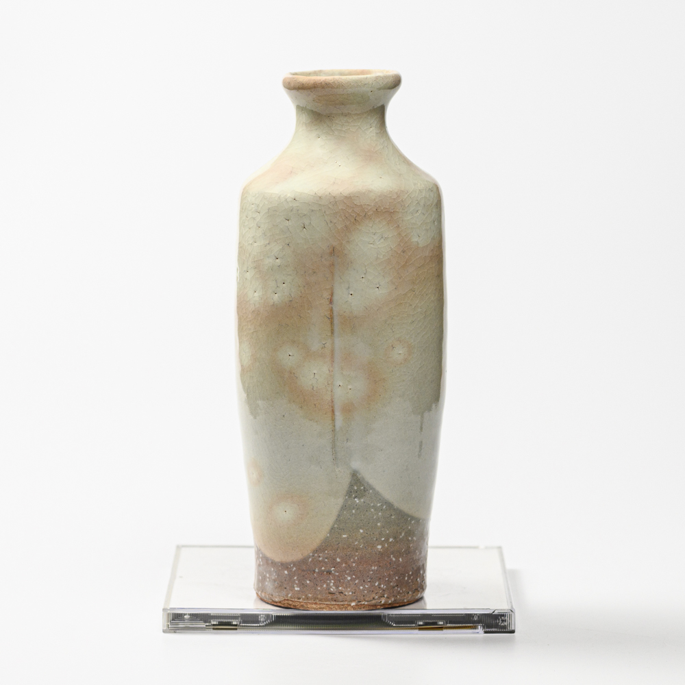萩焼(伝統的工芸品)花入御本手撫肩衝