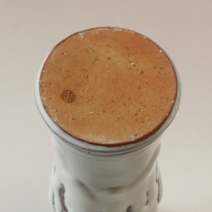 萩焼(伝統的工芸品)花入細手鬼白松竹形