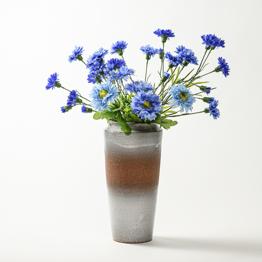 萩焼(伝統的工芸品)花入特大白萩掛外し肩衝