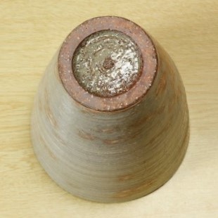 萩焼(伝統的工芸品)花入広口刷毛青荒姫呉器
