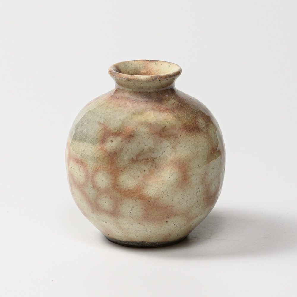 萩焼(伝統的工芸品)ミニ花入御本手丸