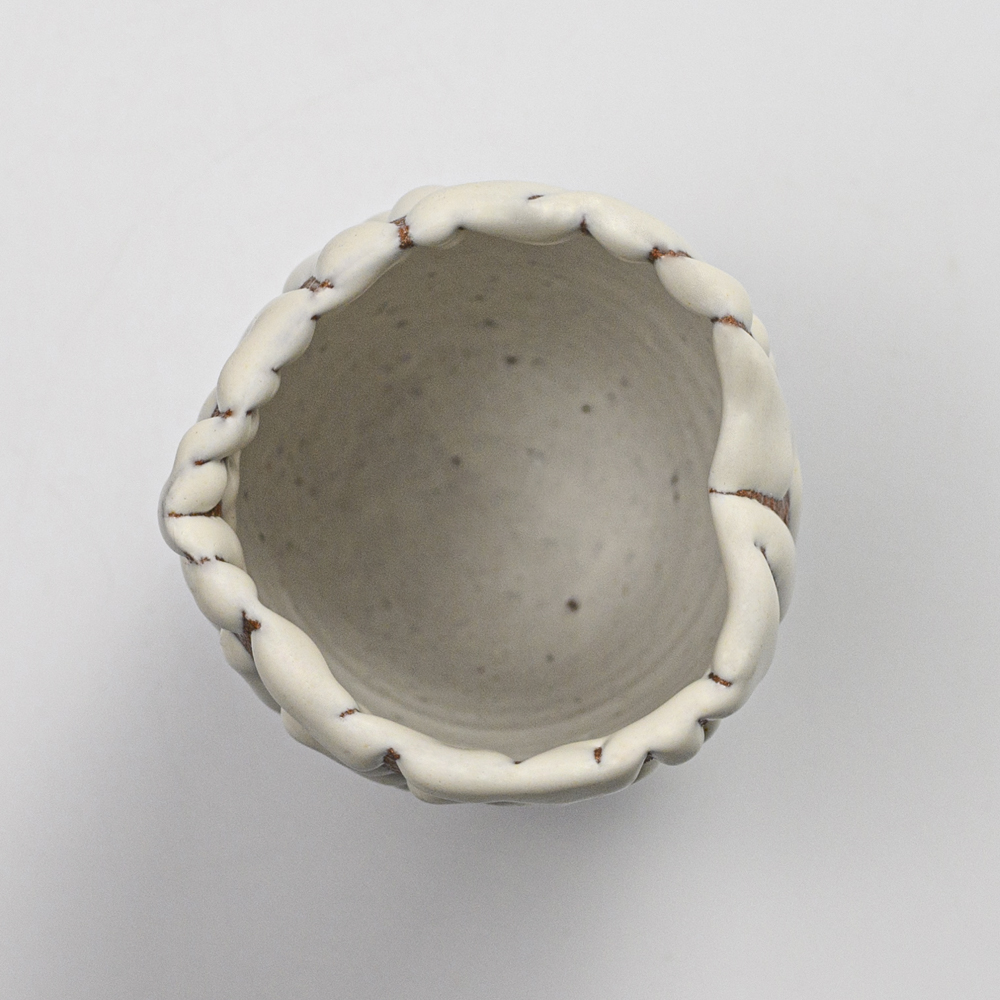 萩焼(伝統的工芸品)ミニ花入鬼白松呉器桂