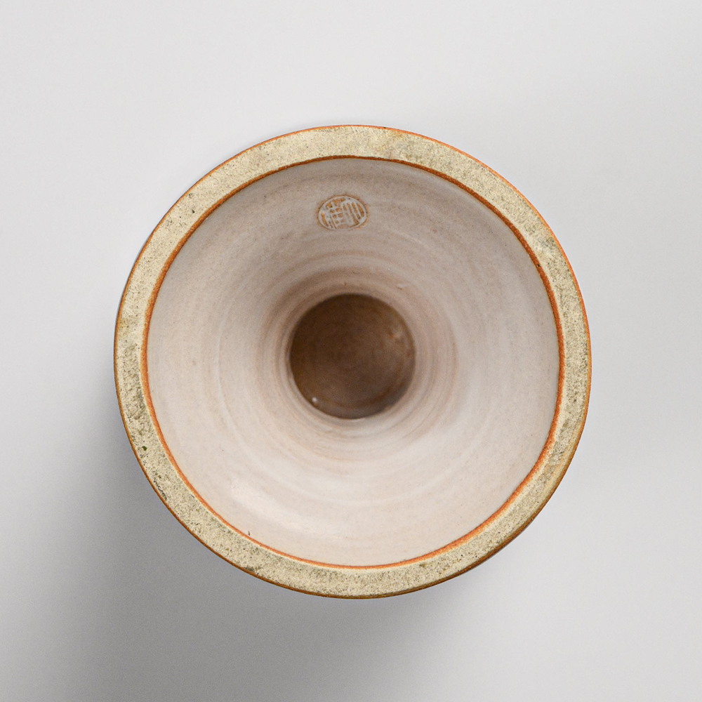 萩焼(伝統的工芸品)壷中鉄釉結晶瓶子広口