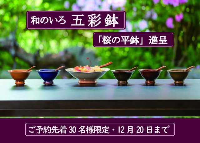 萩焼(伝統的工芸品)和の色・五彩鉢