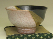 日本工芸会山口支部第32回伝統工芸展・樋口大桂出品作品【掛分茶碗】